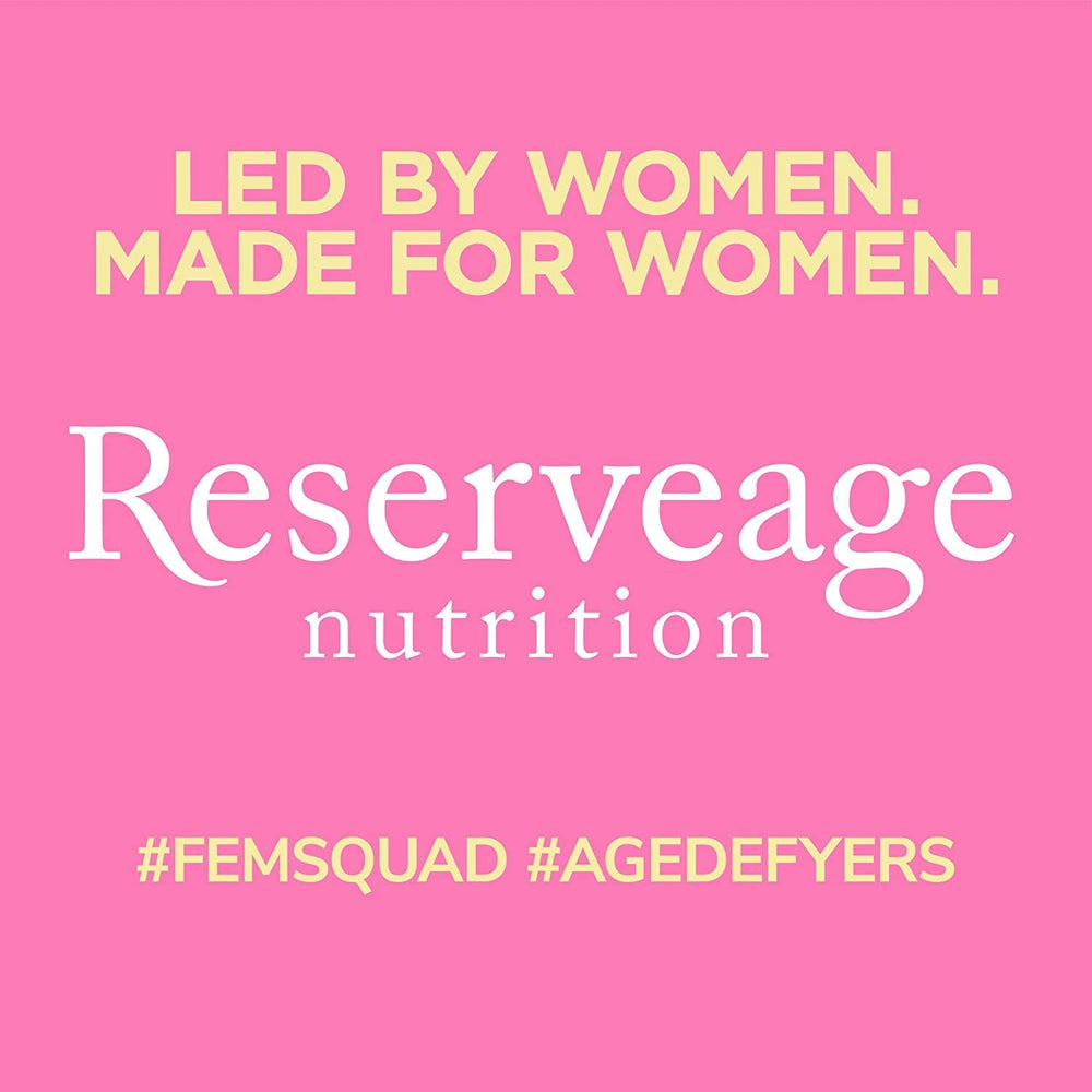Reserveage Beauty-at-any-age packaging showcases natural wellness commitment.