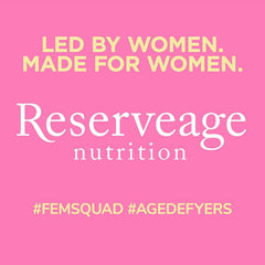 Reserveage Beauty-at-any-age packaging showcases natural wellness commitment.