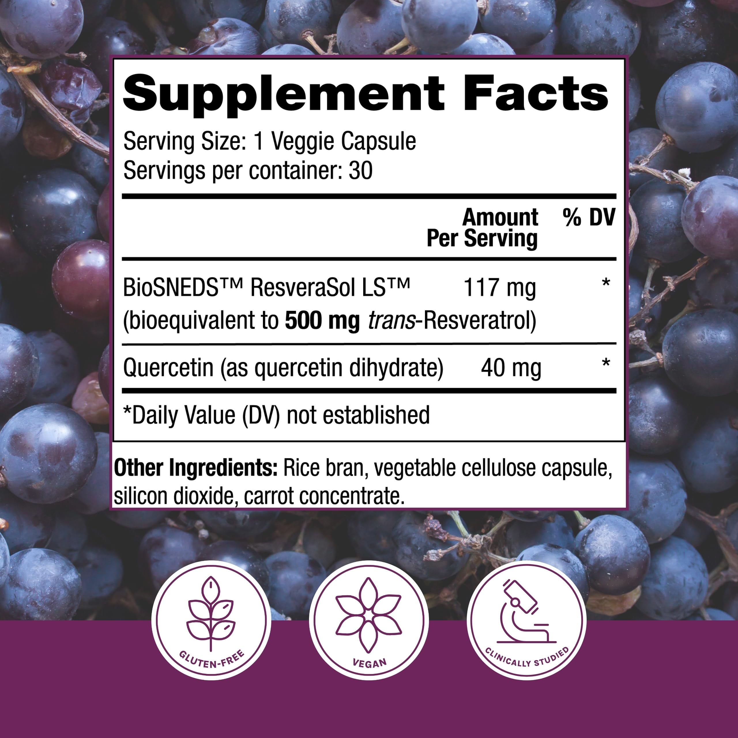 Reserveage Beauty Resveratrol Plus+ capsules closeup showing small easy-to-swallow size