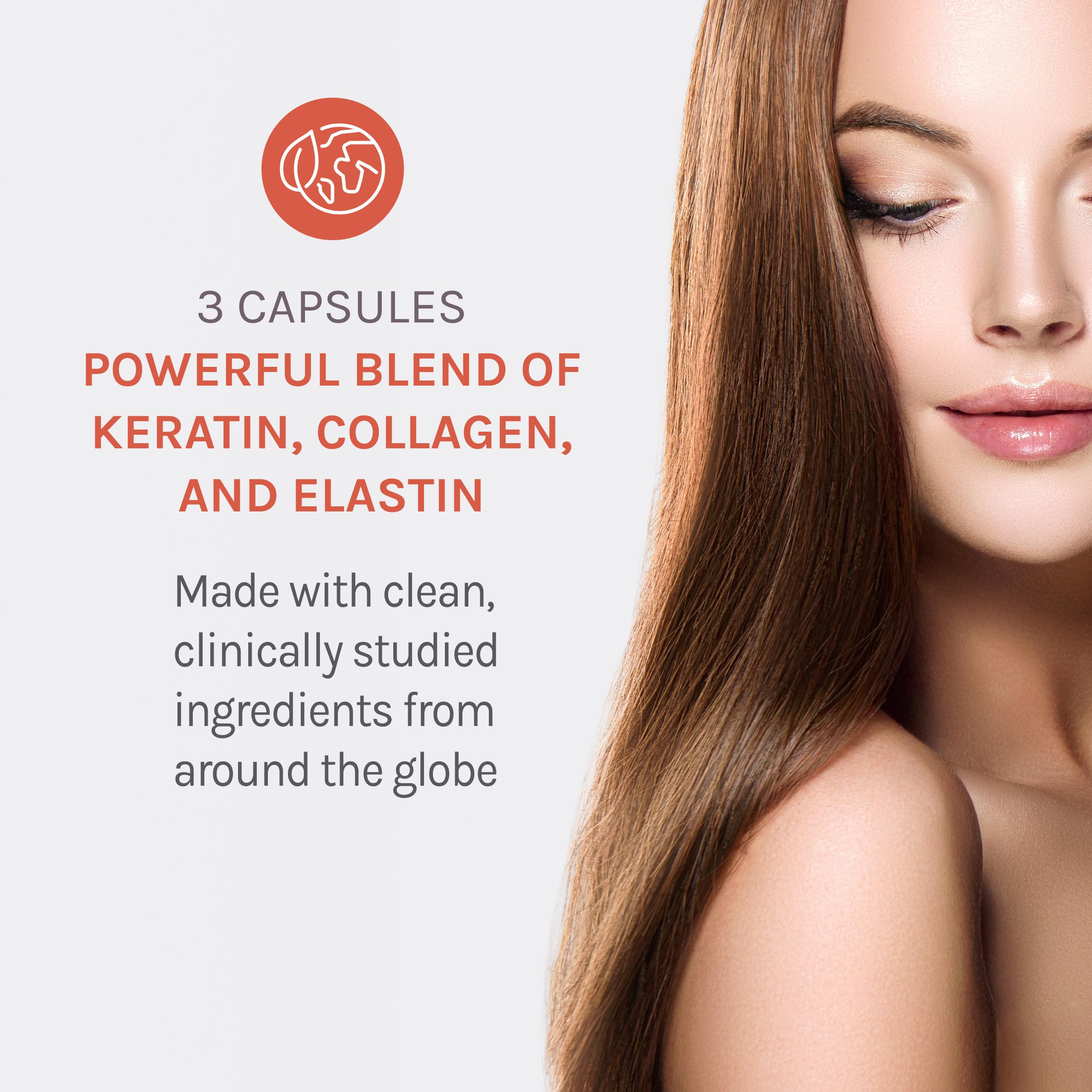 Gluten-free label on Reserveage Beauty Tres Beauty 3 emphasizes allergy-conscious beauty support.