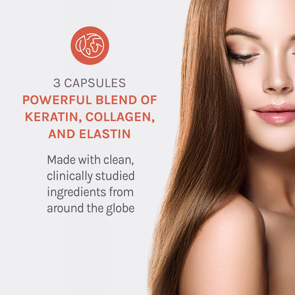 Gluten-free label on Reserveage Beauty Tres Beauty 3 emphasizes allergy-conscious beauty support.