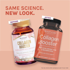 Reserveage gluten-free and dairy-free label communicates dietary options.