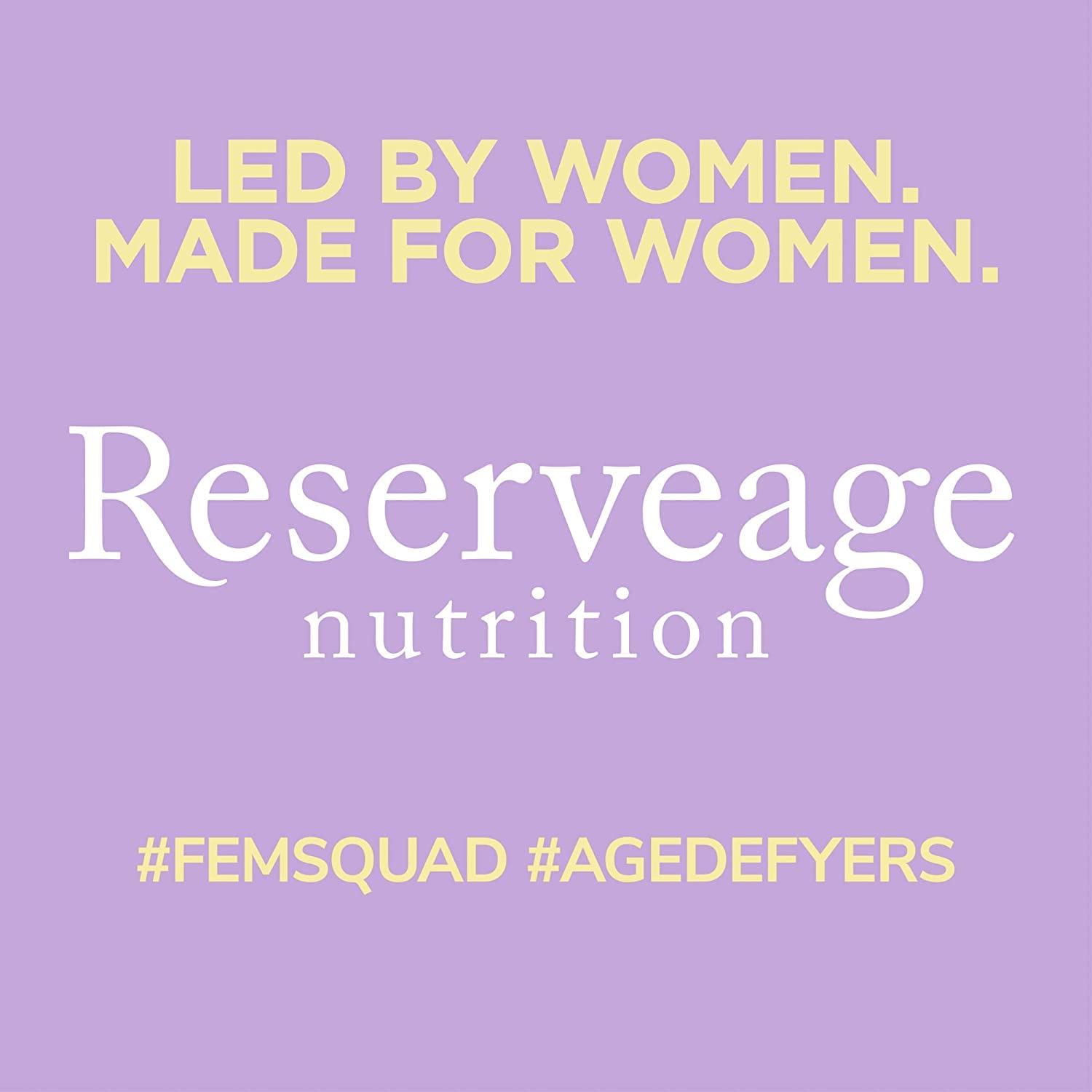 Reserveage Beauty packaging image conveying premium supplement presentation