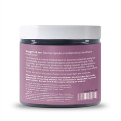 Reset Wellness Harmony+ dietary capsules array suggests a complete hormonal balance routine.