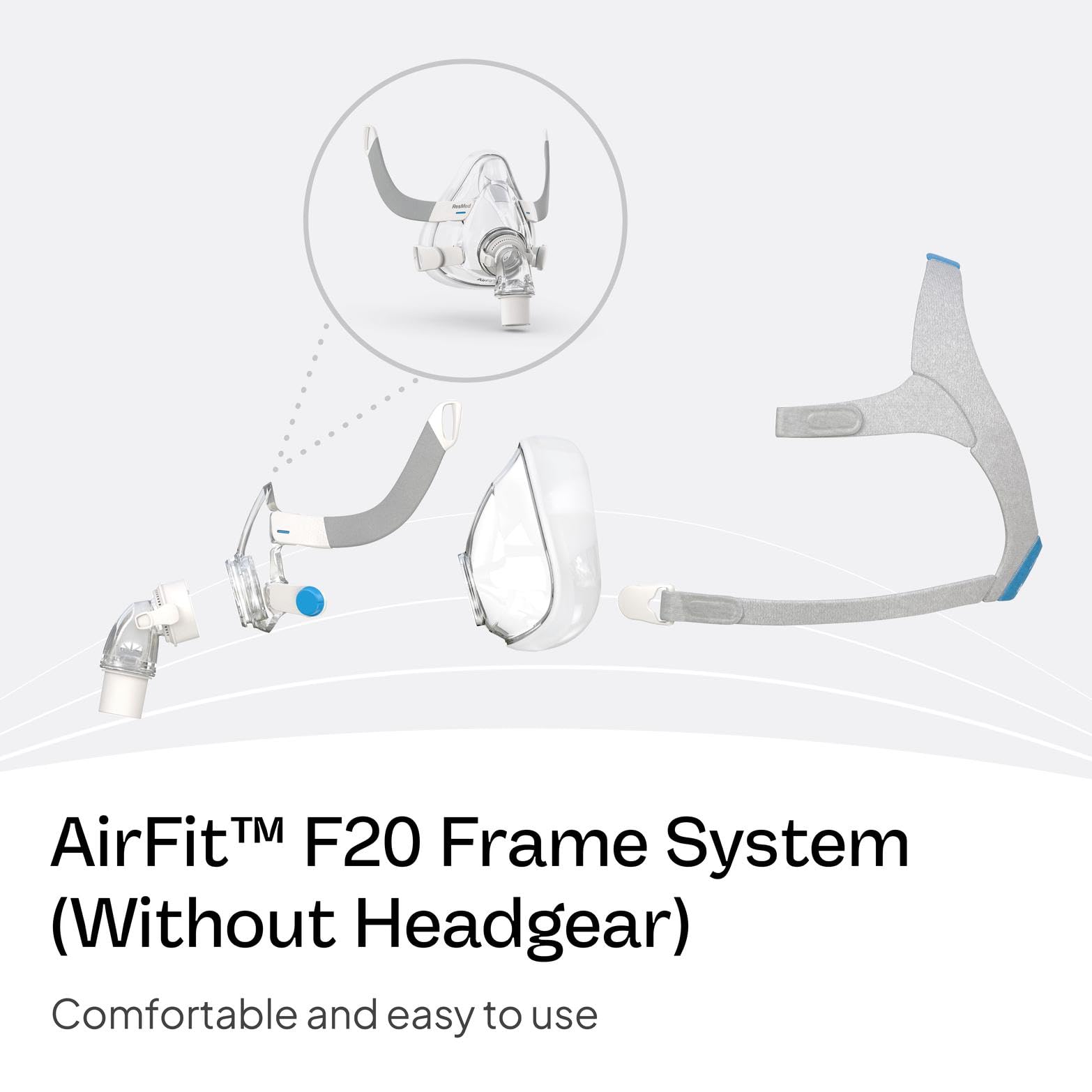 Quick-release elbow with magnetic clips enables easy nightly disconnections.