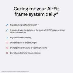 ResMed AirFit F30i frame compatibility with CPAP parts for flexible setups.