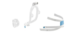 ResMed AirFit F30i frame close-up showing secure fit for diverse faces.