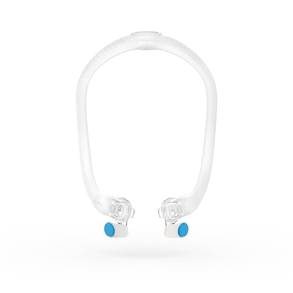 ResMed AirFit F30i frame with top-head connection for a secure, unobtrusive air tubing setup.