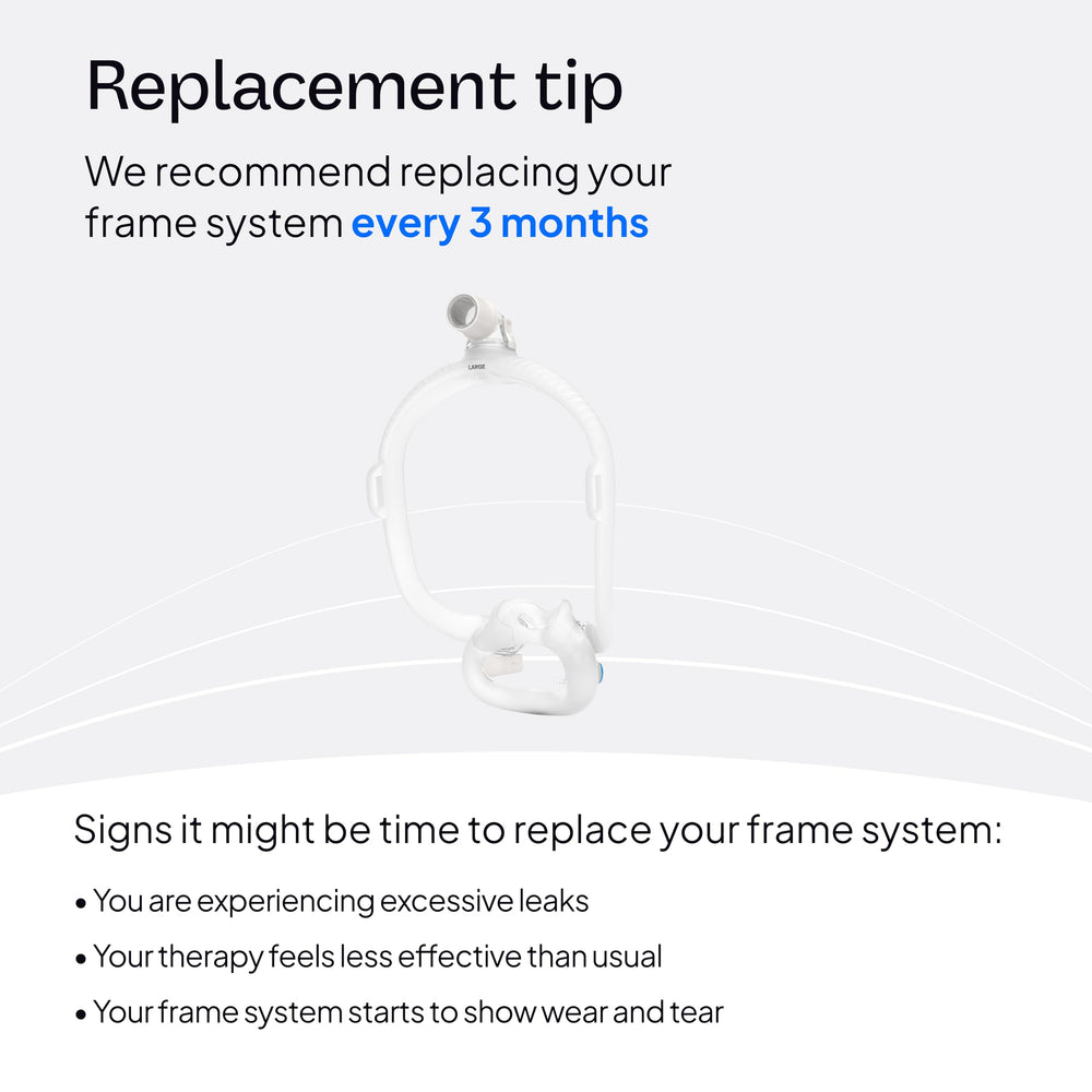 Compatibility-with-machines design supports a flexible CPAP setup.