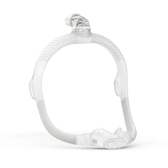 ResMed AirFit N30i frame with elbow and small wide cushion for a secure nightly fit.