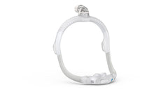 ResMed AirFit P30i frame without headgear shown, designed for unobstructed sleep and freedom of movement