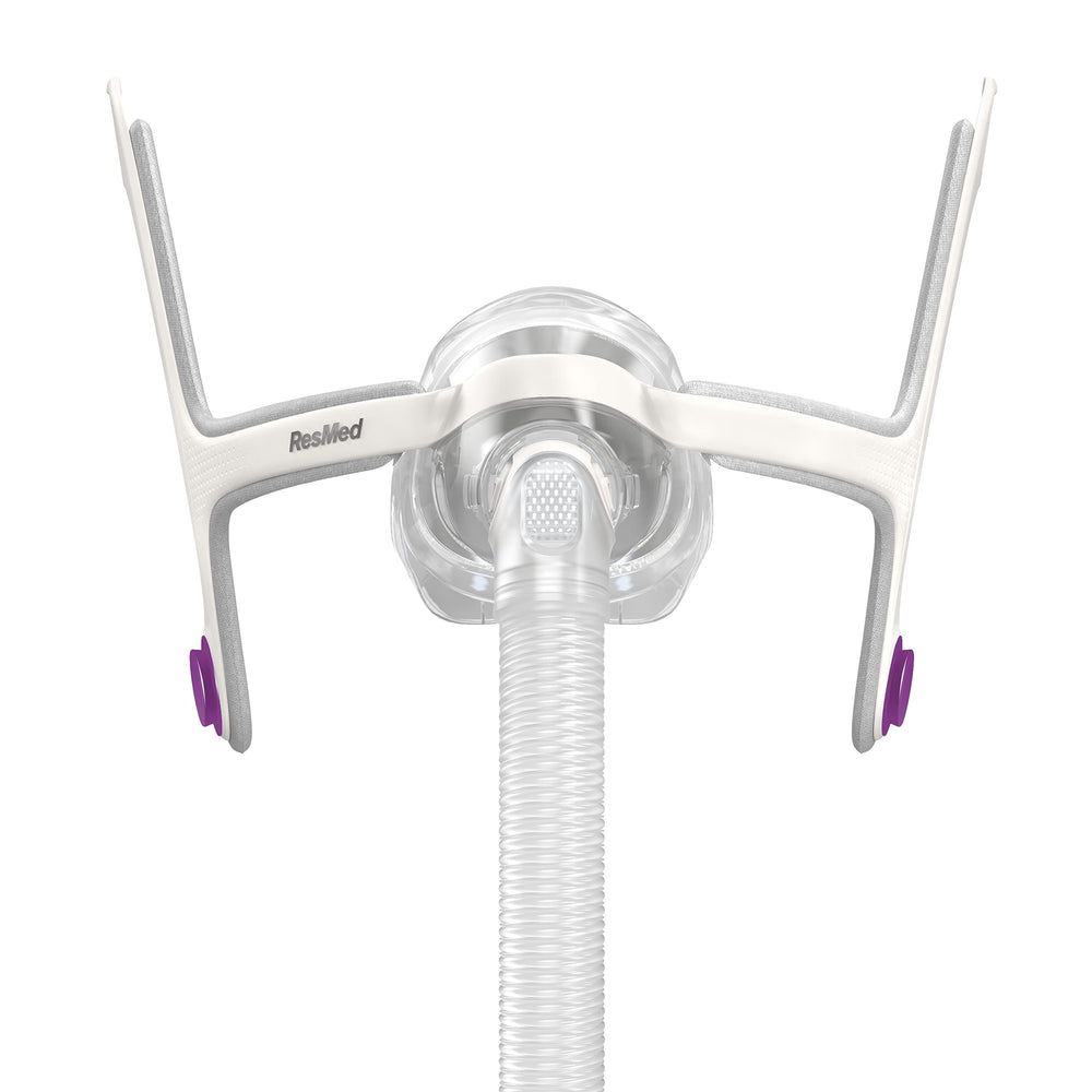 ResMed AirTouch N20 for Her nasal cushion offering a soft, personalized seal for comfortable nights