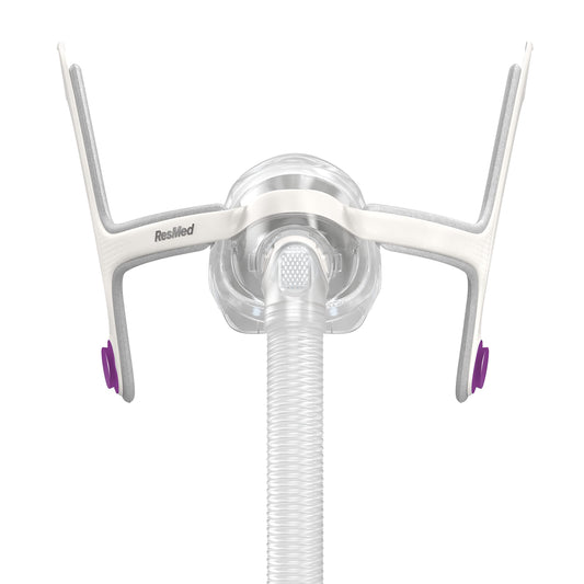 ResMed AirTouch N20 for Her nasal cushion offering a soft, personalized seal for comfortable nights