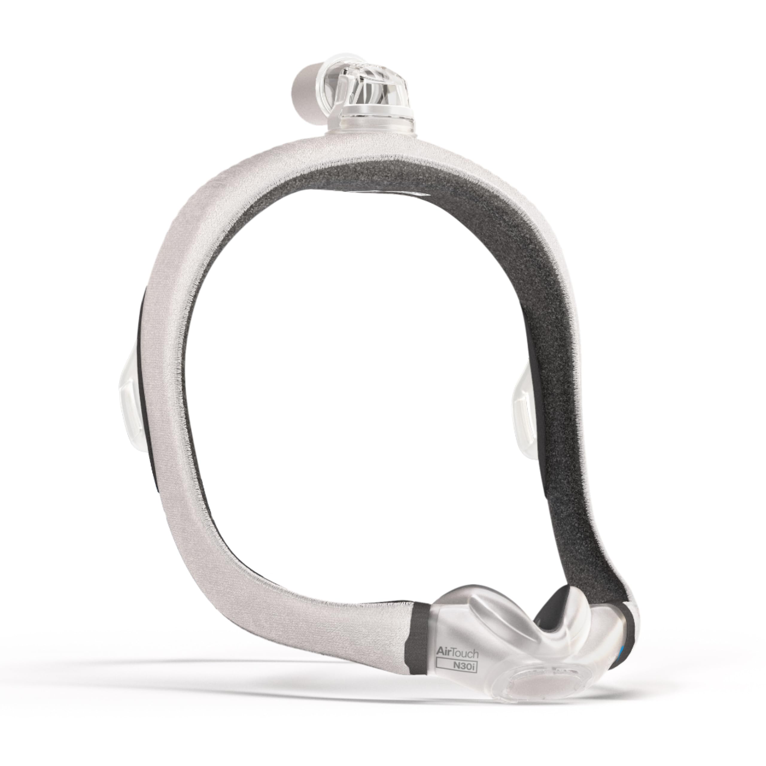 ResMed AirTouch N30i frame wrapped in soft fabric for gentle, comfortable wear.