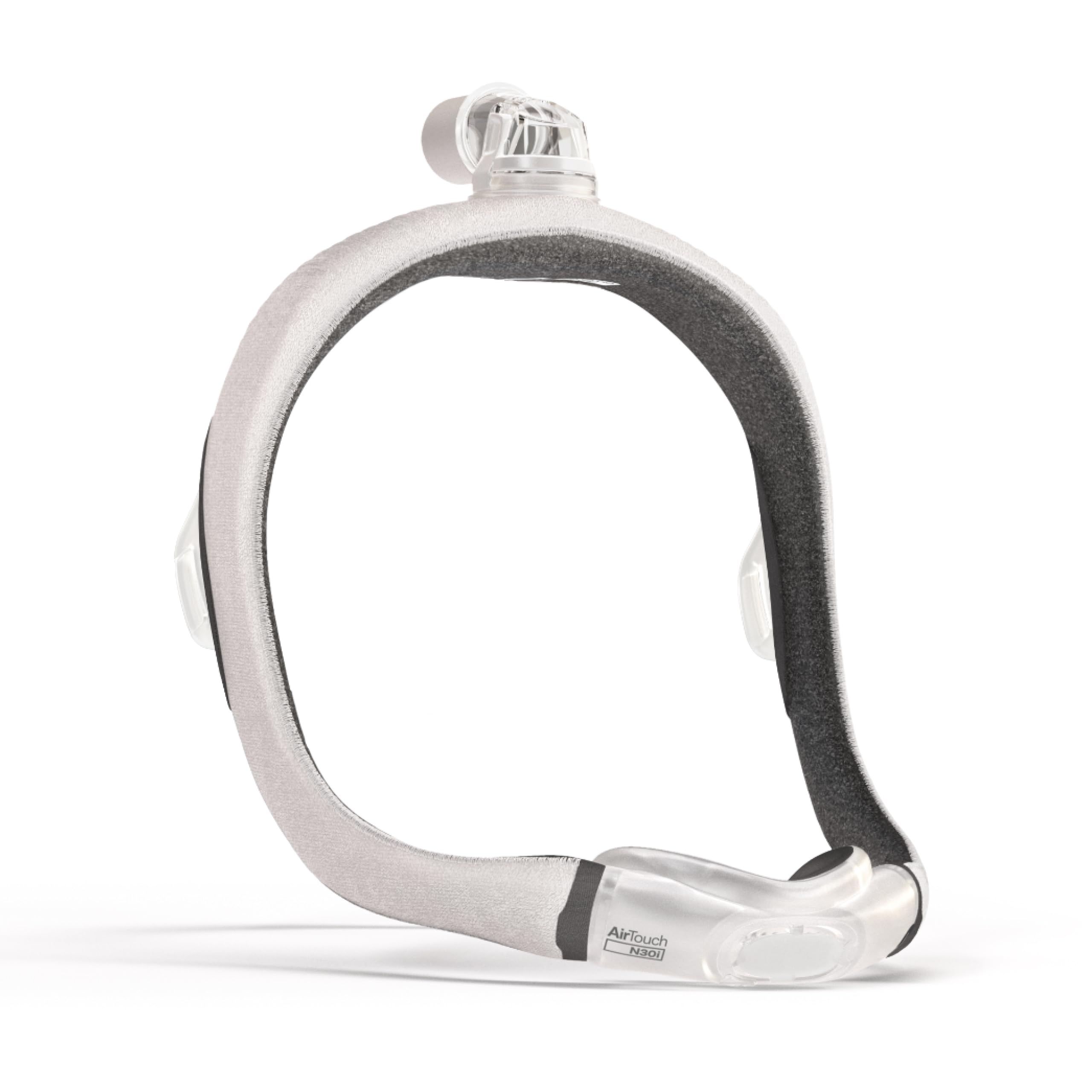 ResMed AirTouch N30i frame with soft fabric wrap for comfort during sleep.