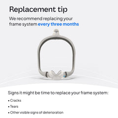 ResMed AirTouch N30i quick-release elbow allows easy night-time disconnection.
