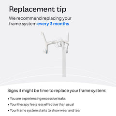 ResMed CPAP frame durability visual emphasizing long-lasting frame