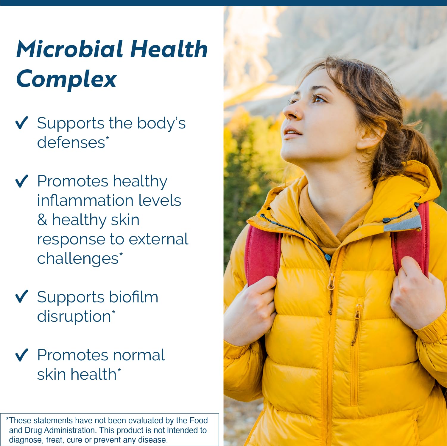 Researched Nutritionals Microbinate bottle label close-up showing carvacrol-rich oregano extract