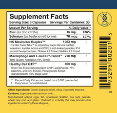 Researched Nutritionals Vitamin C enriched liposomal glutathione for immune support.