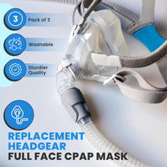 RespiraX headgear AirFit F20 soft interior close-up emphasizes skin-friendly feel.