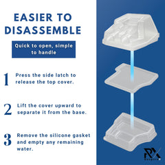 RespiraX compatible tank maintains your setup for a restful night routine.