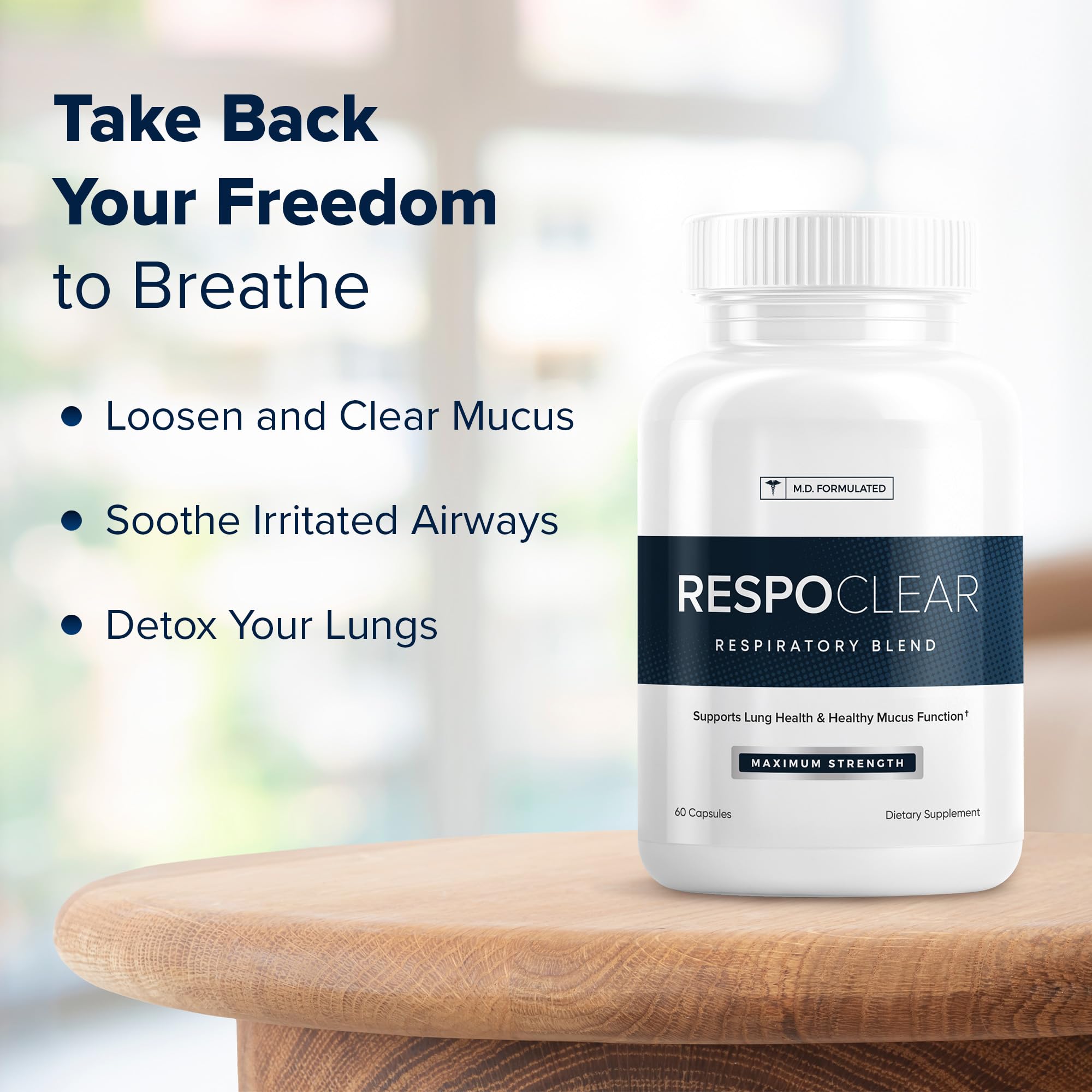 RespoClear ingredients NAC elderberry quercetin list and benefits