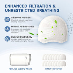 RespWave ultra-thin AirMini filters optimize clean airflow and machine protection.