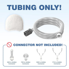 RespWave AirMini tubing is flexible and durable for daily or travel use.