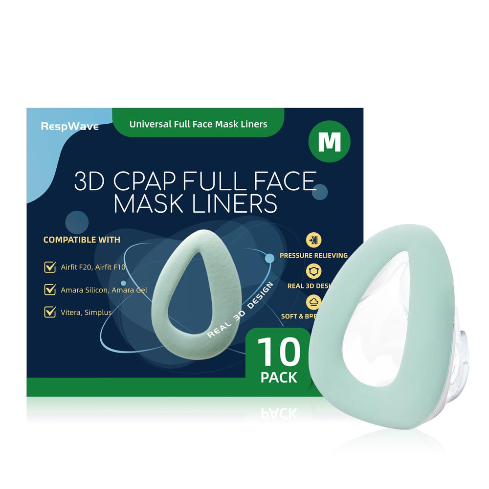 RespWave CPAP liner with 3D core for a stronger seal.
