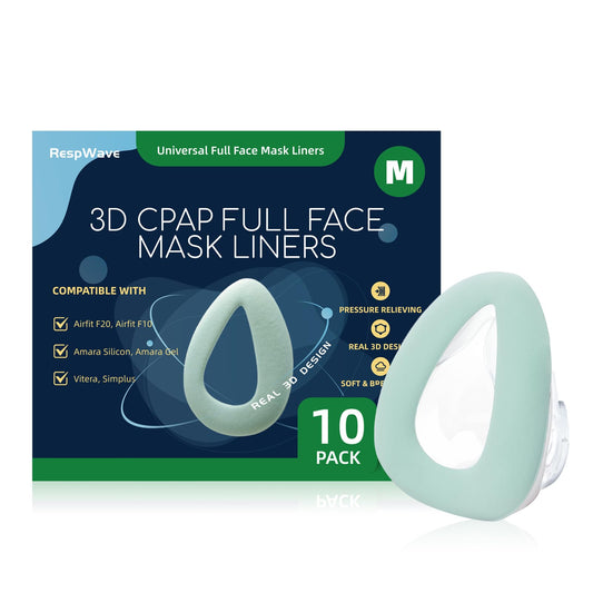 RespWave CPAP liner with 3D core for a stronger seal.