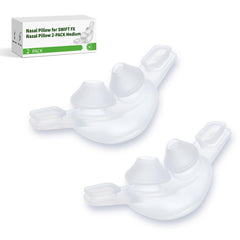 RespWellness 2-pack nasal pillow cushion for Swift FX ensures a secure fit and stable seal.