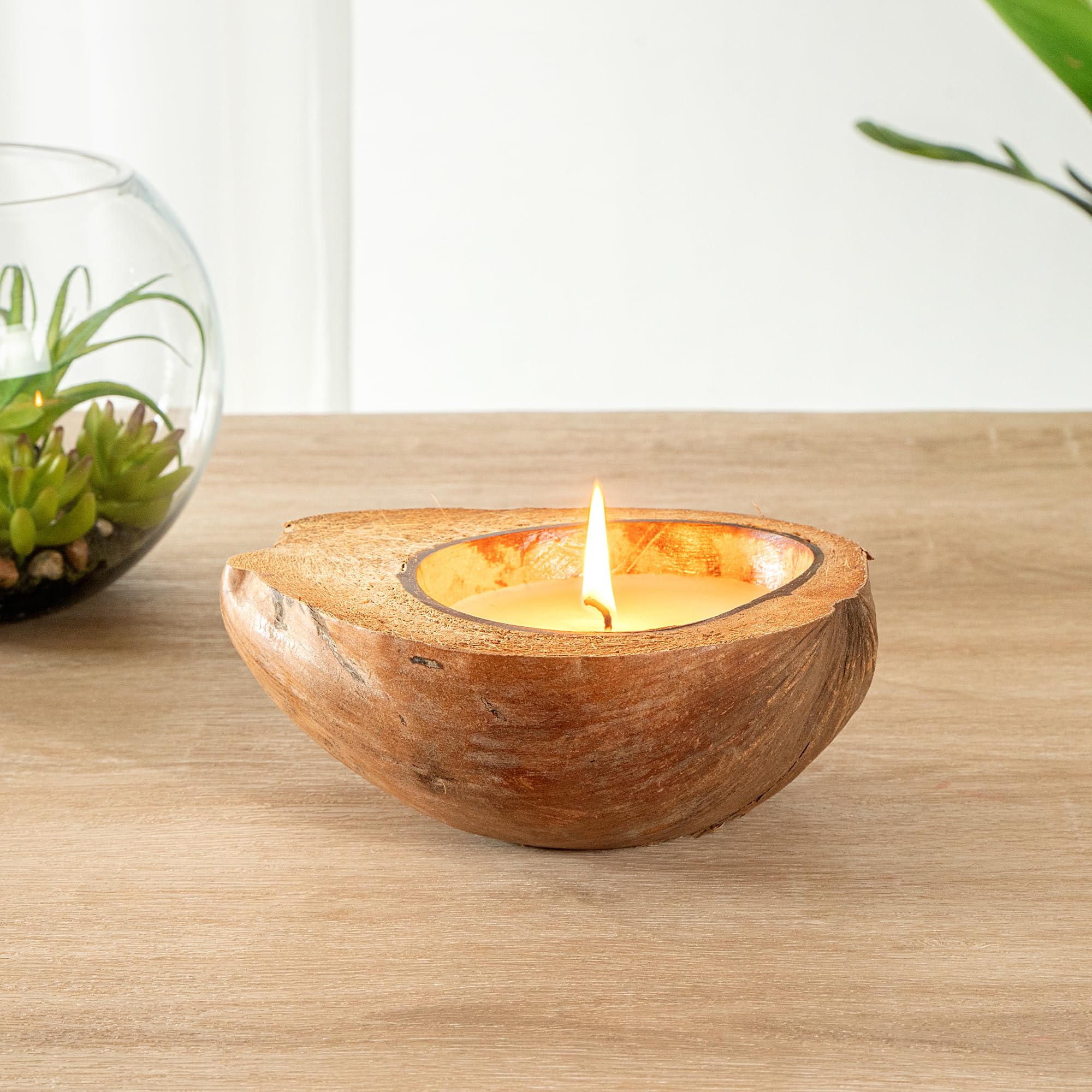 Coco Casa sustainable soy-coconut wax blend for cleaner burn