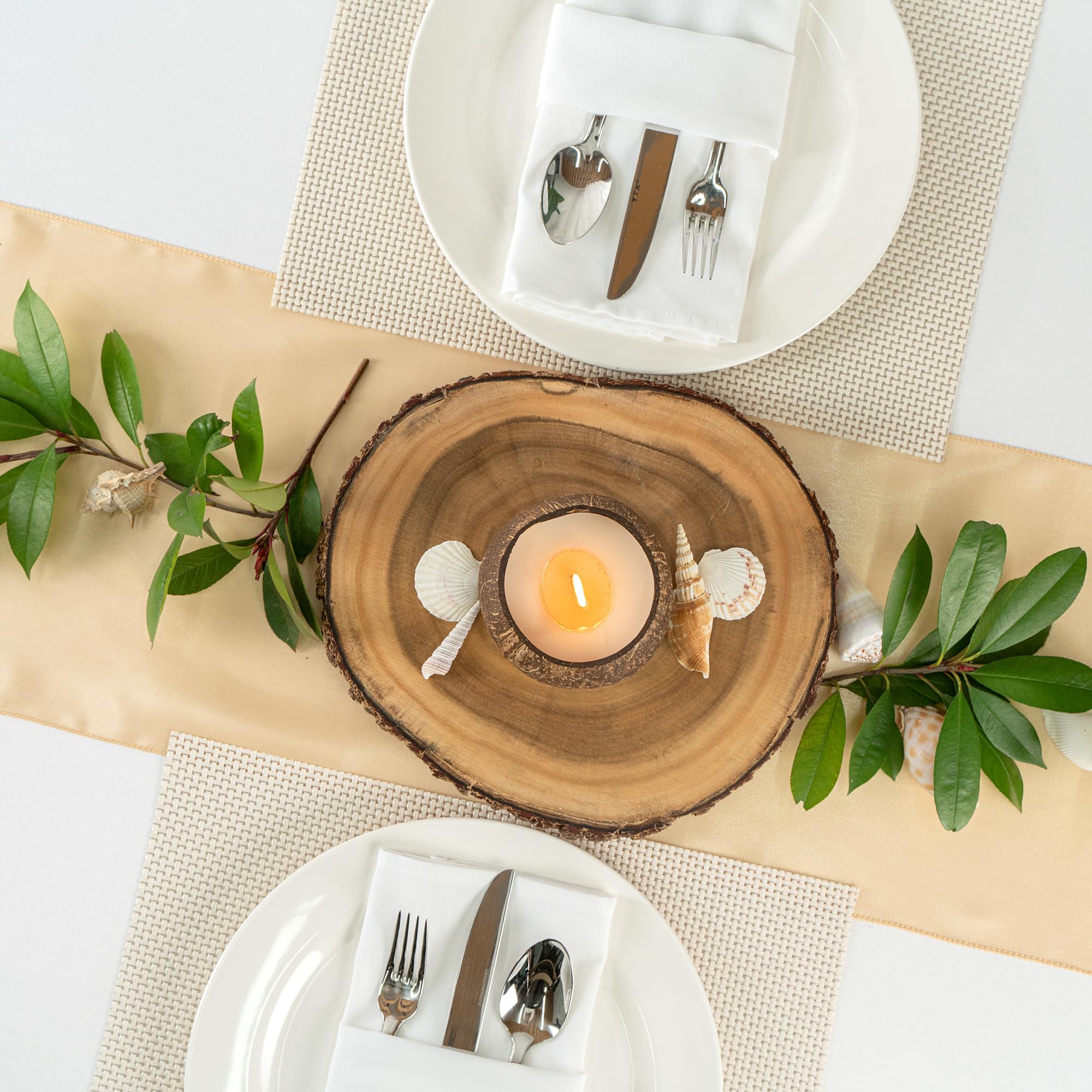 Restaurantware Coco Casa coconut shell repurposed as a reusable bowl after use.