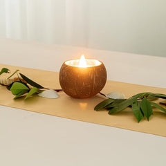 Restaurantware Coco Casa vanilla fragrance enhances mood without overpowering conversations.