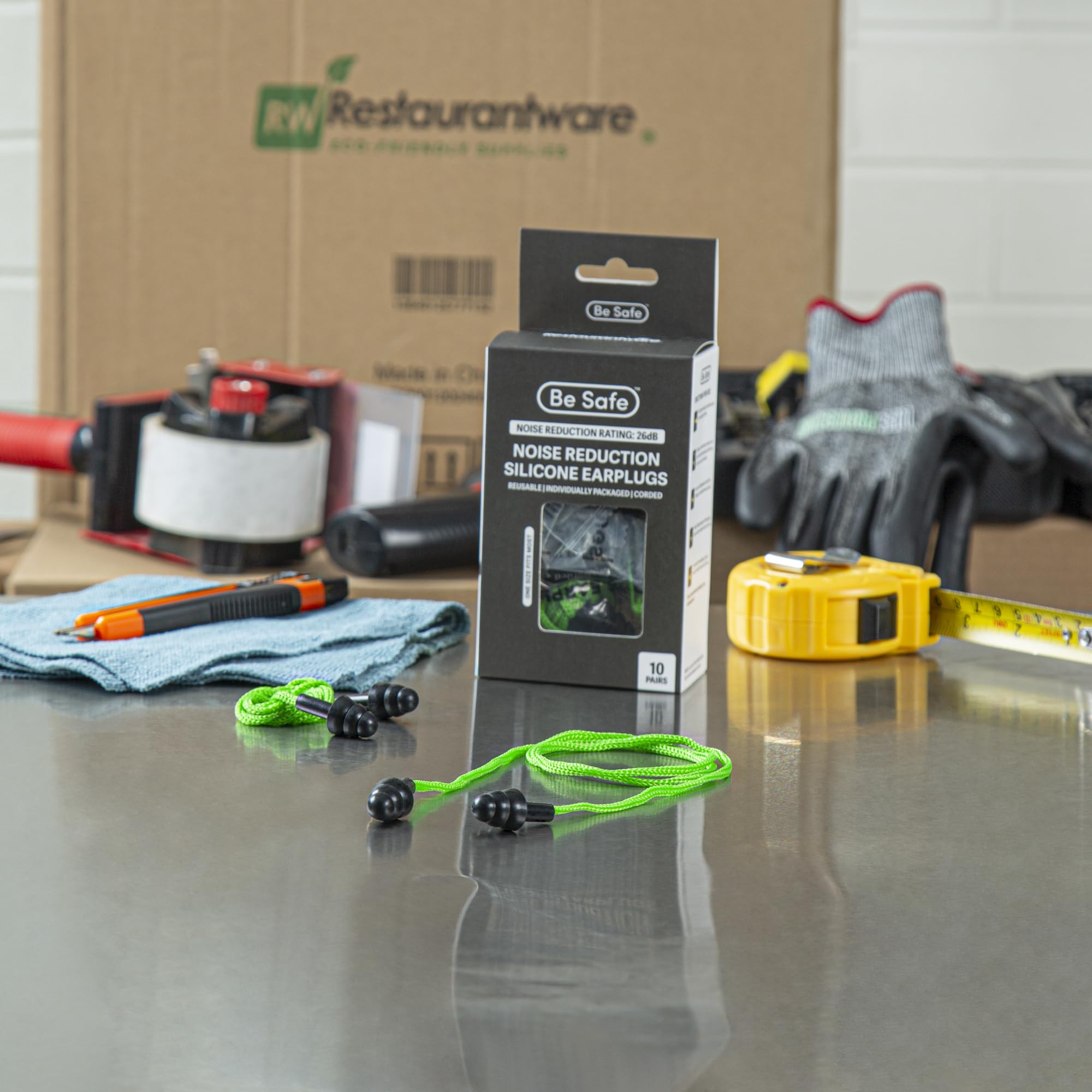 Humidity-resistant Restaurantware earplugs suitable for sweaty kitchens