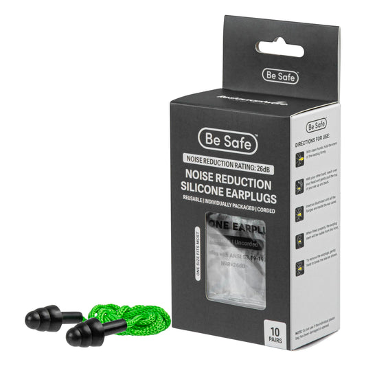 Restaurantware silicone earplugs 200-pack with soft, comfortable fit for all-day use
