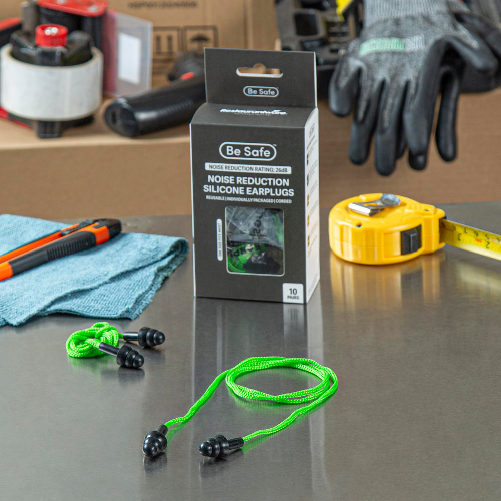 Soft silicone earplugs offering gentle, low-pressure wear for long shifts