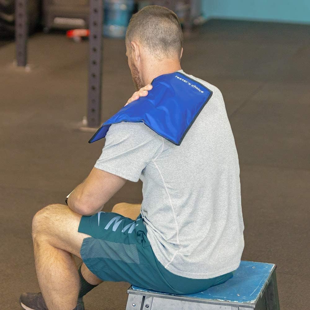 Resters Choice ice pack 11x14 knee relief supports cold therapy for joints and swelling.