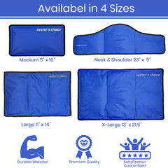 Resters Choice reusable gel ice pack keeps temperatures longer for repeated use.