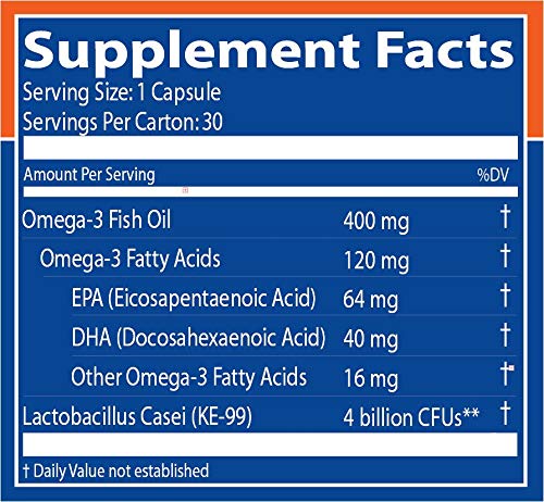 Patented Restora Probiotic Blend shown on the label demonstrates a science backed formulation.