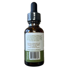 Restorative Botanicals bottle in a daily-use setting suggests convenient, ready-to-use calm.