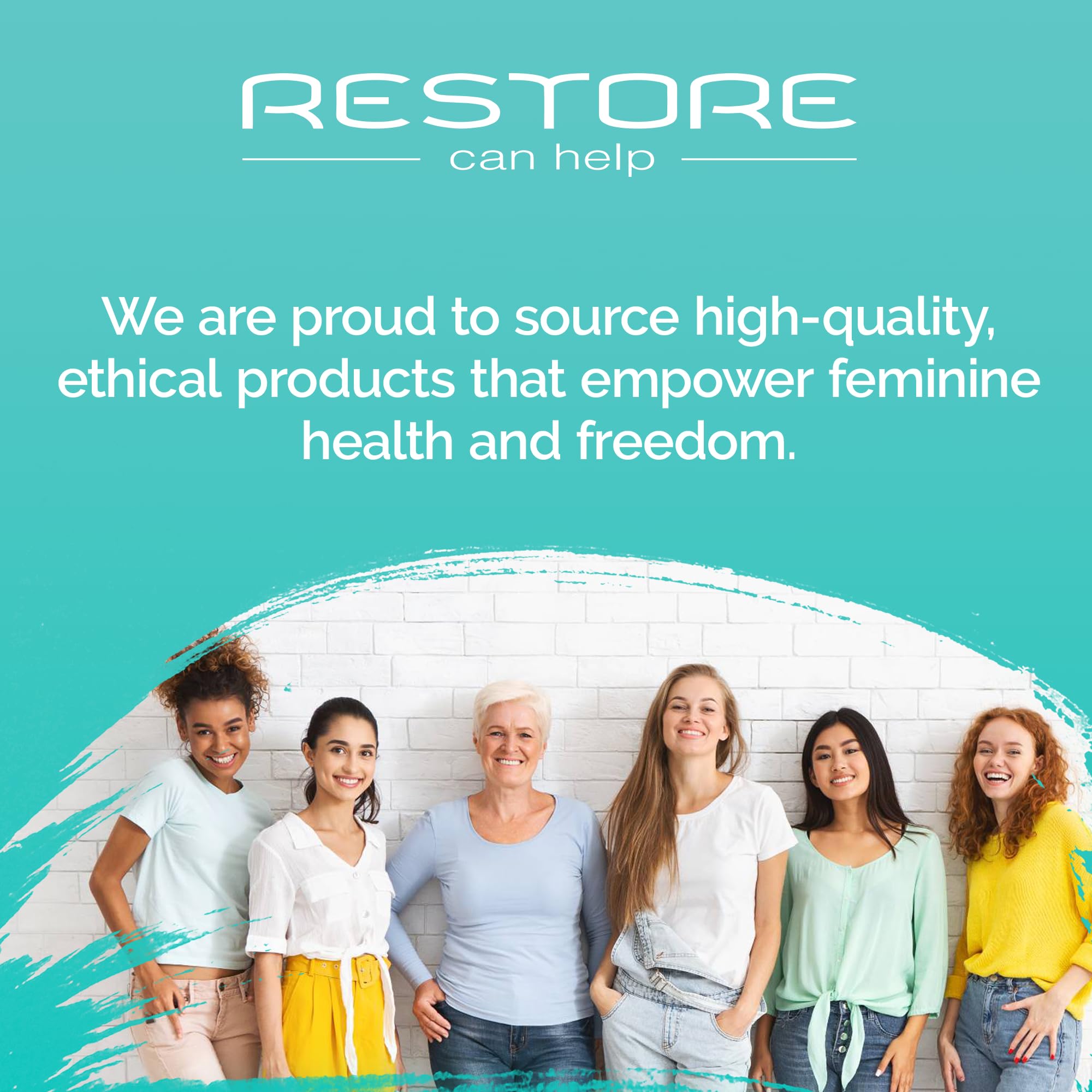 Restore Can Help individually wrapped applicators to maintain purity