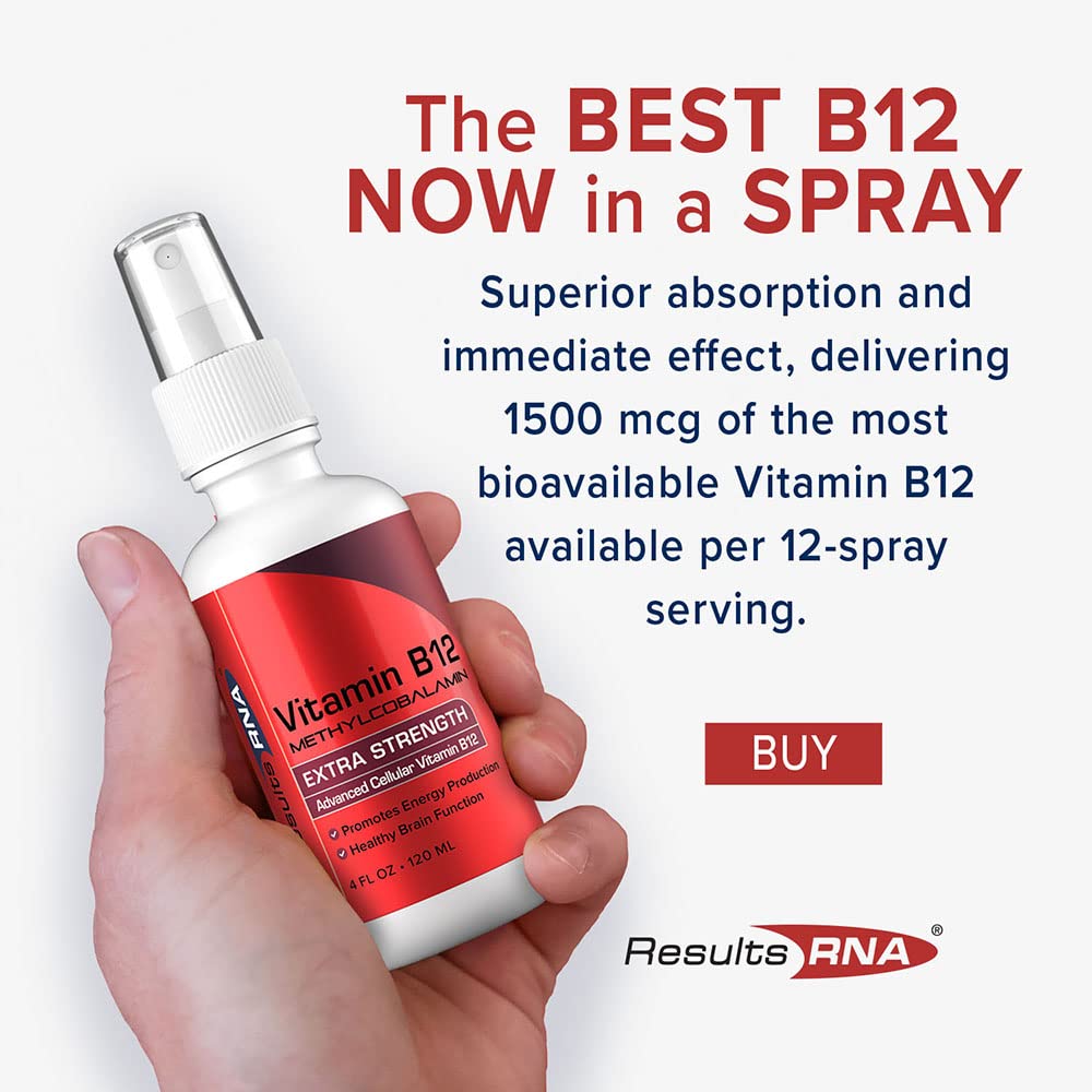 Results RNA oral spray delivers methylcobalamin directly for quick everyday energy