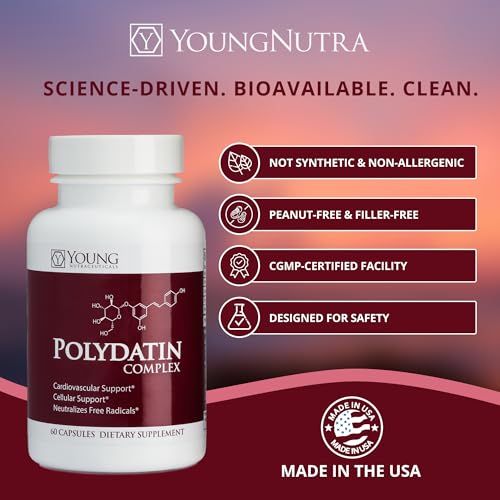 Resveratrol standardized label showing quality and consistency for Mirica