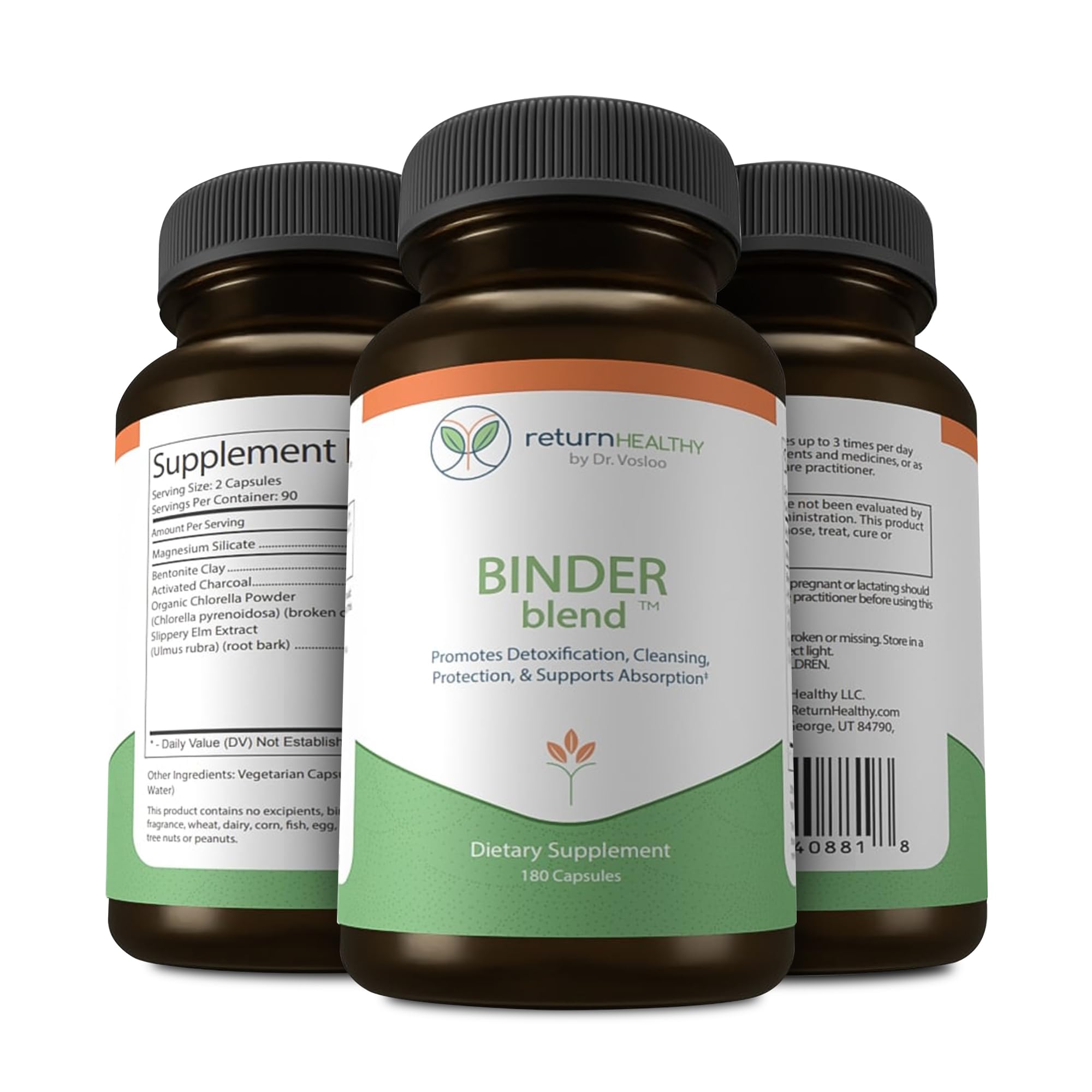 Return Healthy Binder Blend gut-support demonstrates a targeted approach to digestive balance.