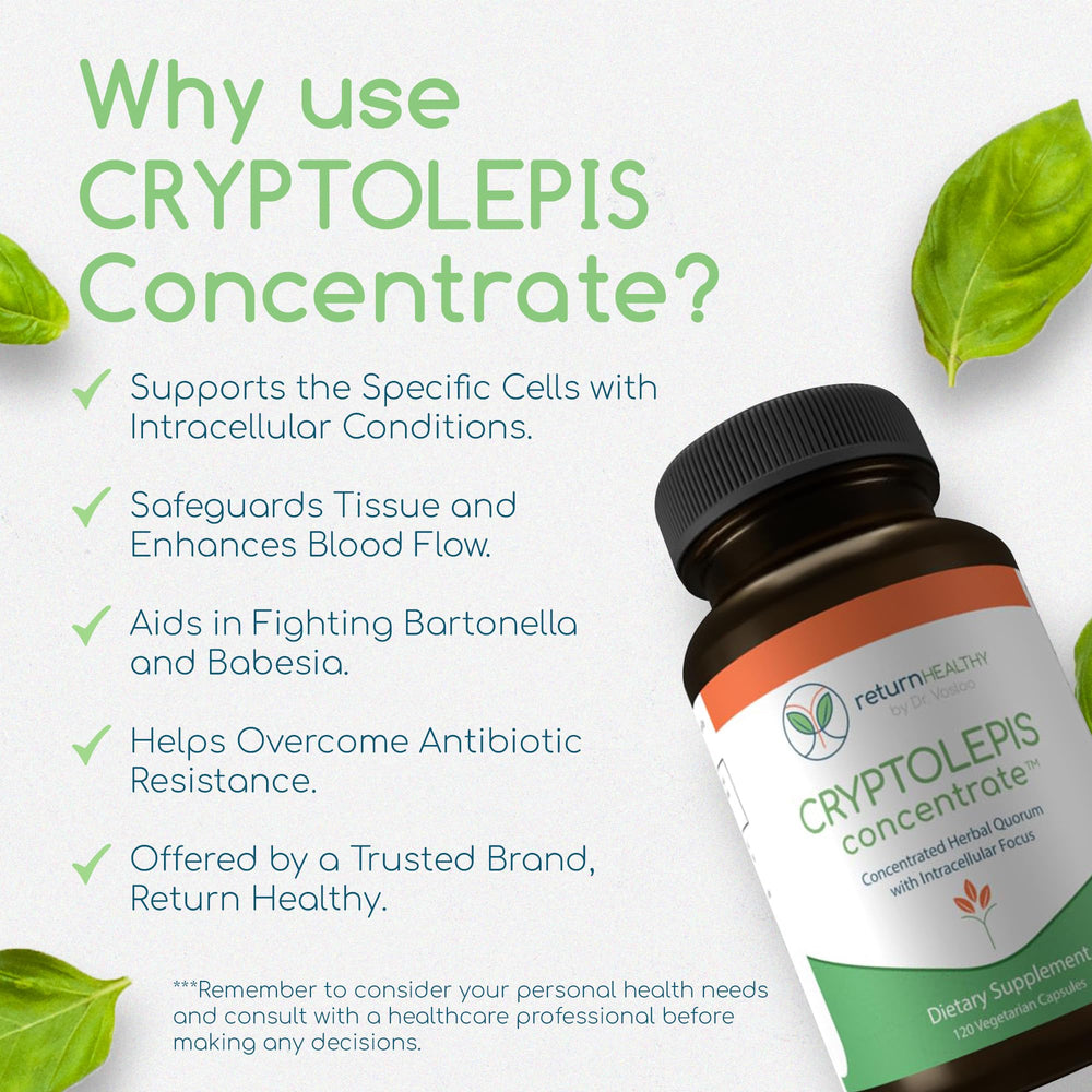 Return Healthy Cryptolepis Concentrate supplement facts build trust and quality.