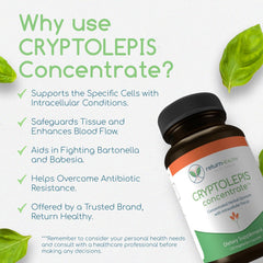 Return Healthy Cryptolepis Concentrate supplement facts build trust and quality.