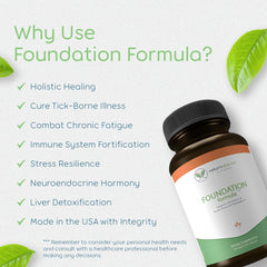 Return Healthy Foundation packaging shown for easy storage and use