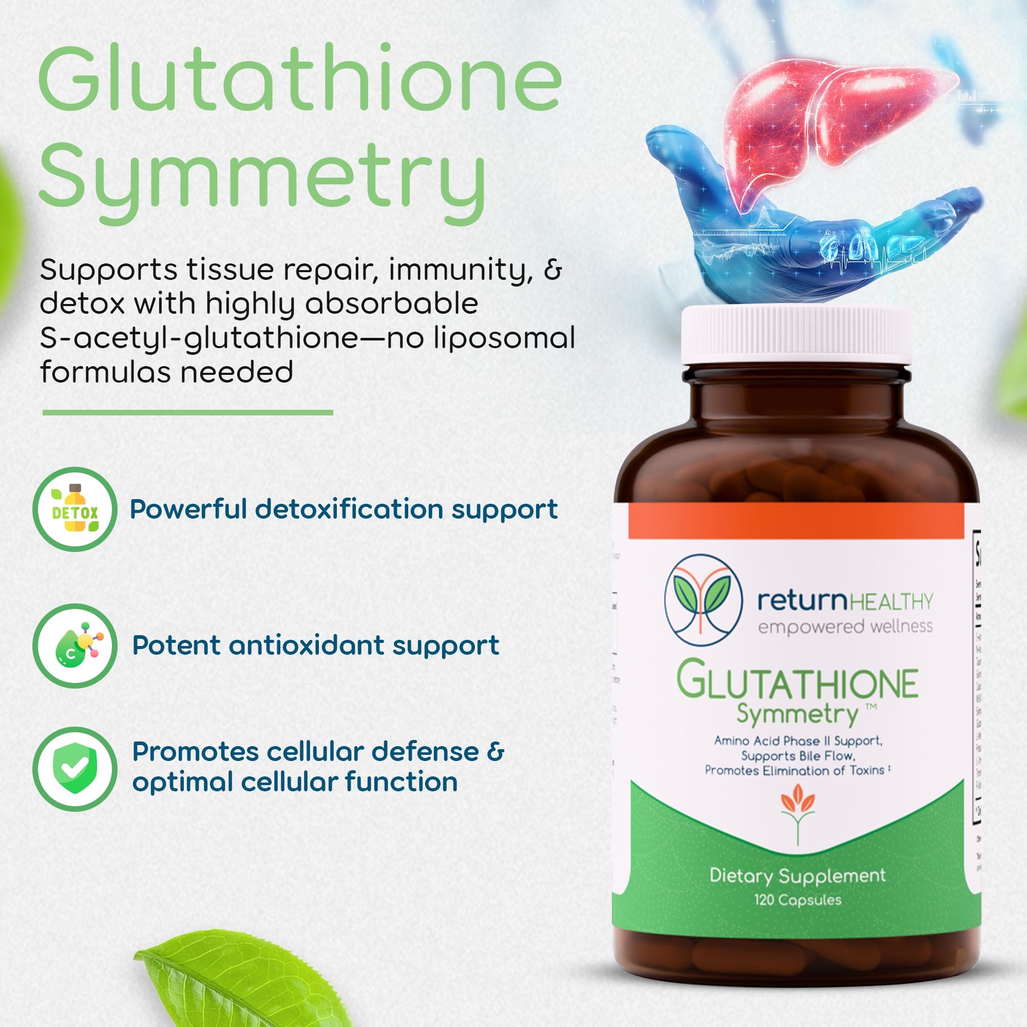 Return Healthy Herbal Biotic capsules for gut-friendly daily wellness.