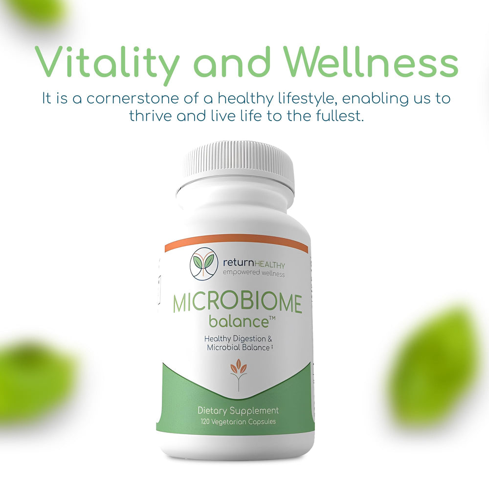 Return Healthy Microbiome Balance berberine component closeup for vitality